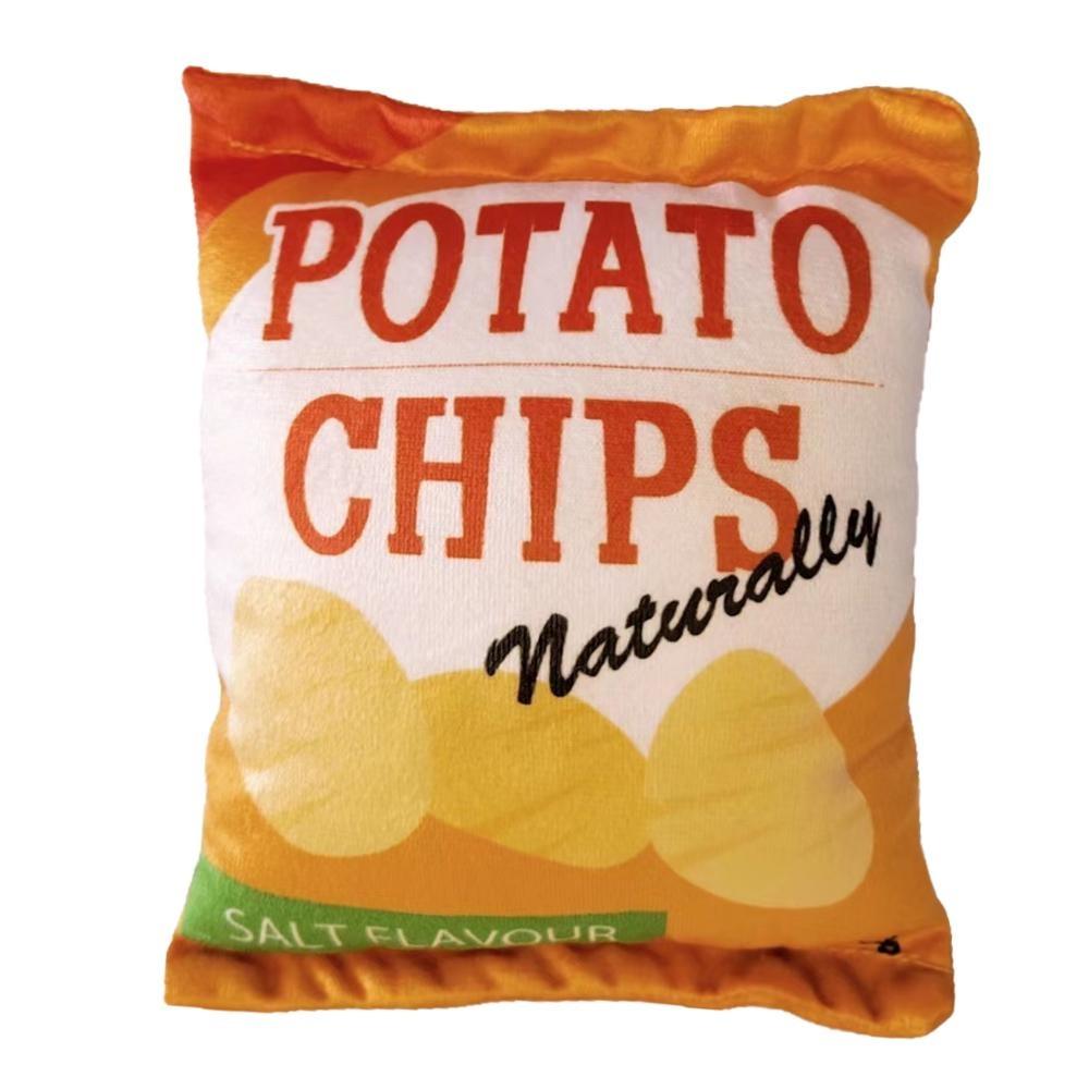 

Забавные игрушки-закуски для собак, кошек, домашних животных, игрушки с картофельными чипсами, подходят для всех домашних животных, популярные игрушки со скрипом, жевательным звуком