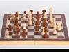 Zhiduo Star Magnetic Solid Wood Chess Set with Folding Board and Black & White Pieces