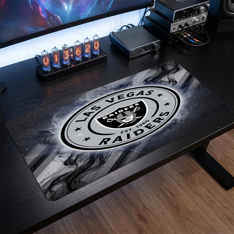 Tappetino per mouse con motivo Las Vegas Raiders Anti?Tappetino Antiscivolo in Gomma per Scrivania per Gaming Lavoro Decorazione Desktop