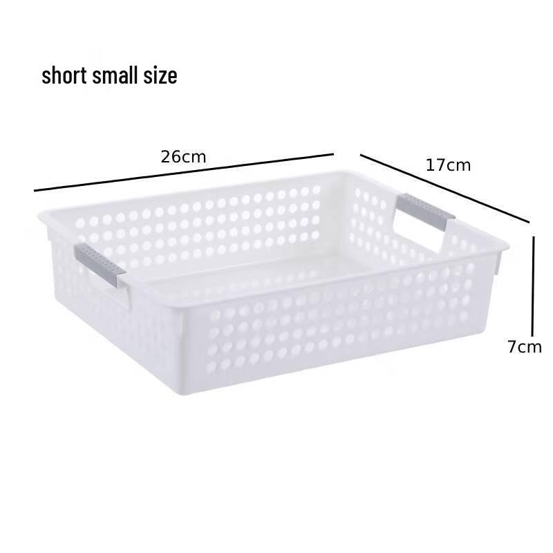 LIJIA FITMENT White Desktop File Storage Baskets (5-Pack)