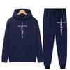 2026 Men's Hooded Sweatshirts and Men Pants Casual Men's Tracksuit Sportswear Autumn Winter Men Suit Men's Clothing Leisure Sets Male