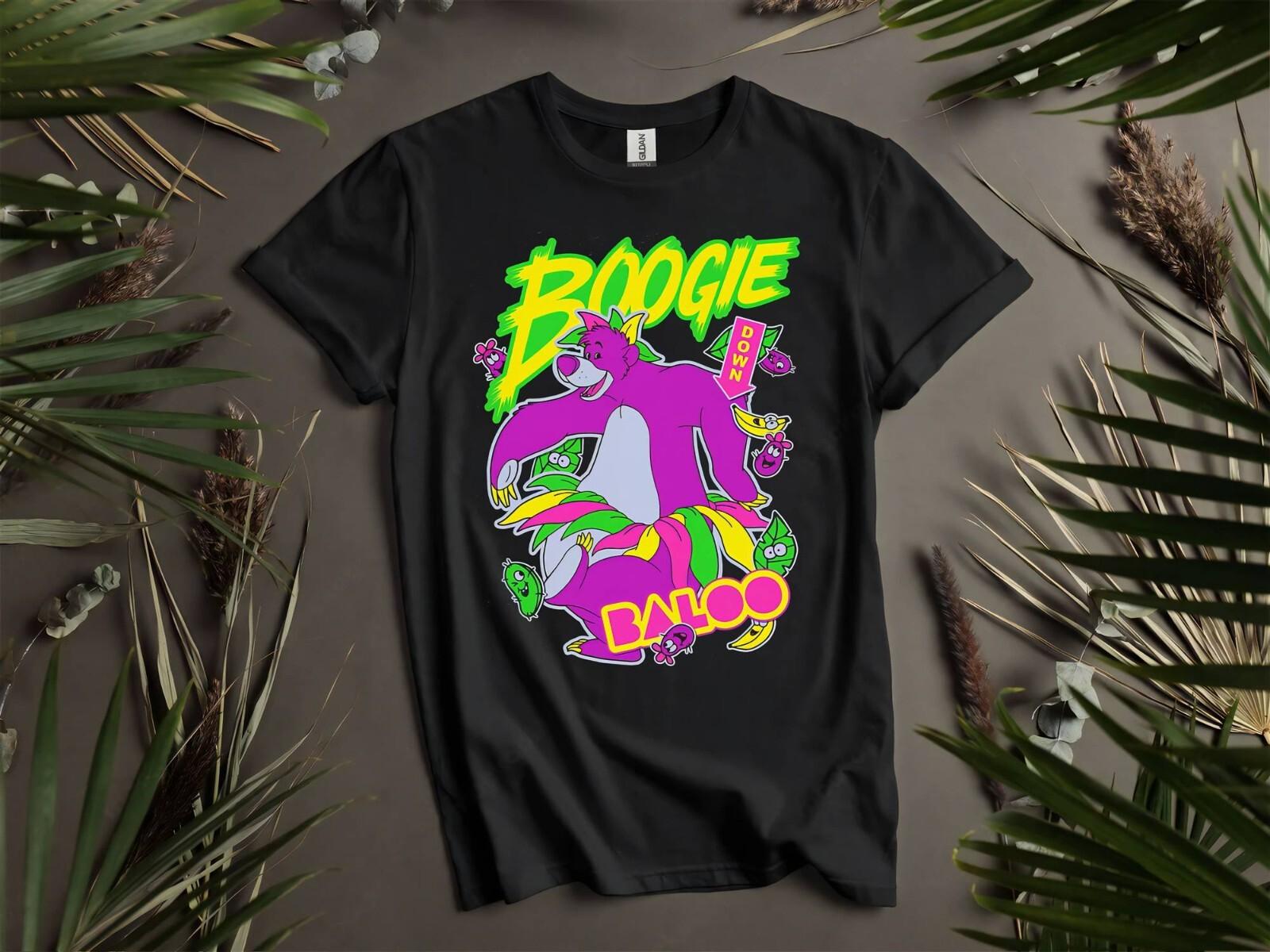 Disney The Jungle Book Baloo Jungle T-shirt T shirt Men Women Unisex Tshirt K400 XL