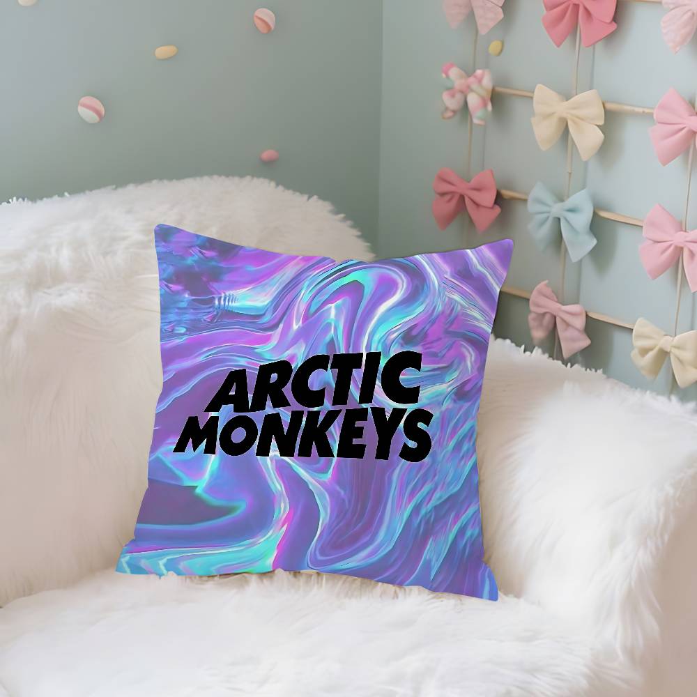 A-Arctic M-Monkeys Band Kissenbezug Dekokissenbezug Nordischer Vintage-Stil Kissenbezüge Zuhause Wohnzimmer Sofa Couch Sitz