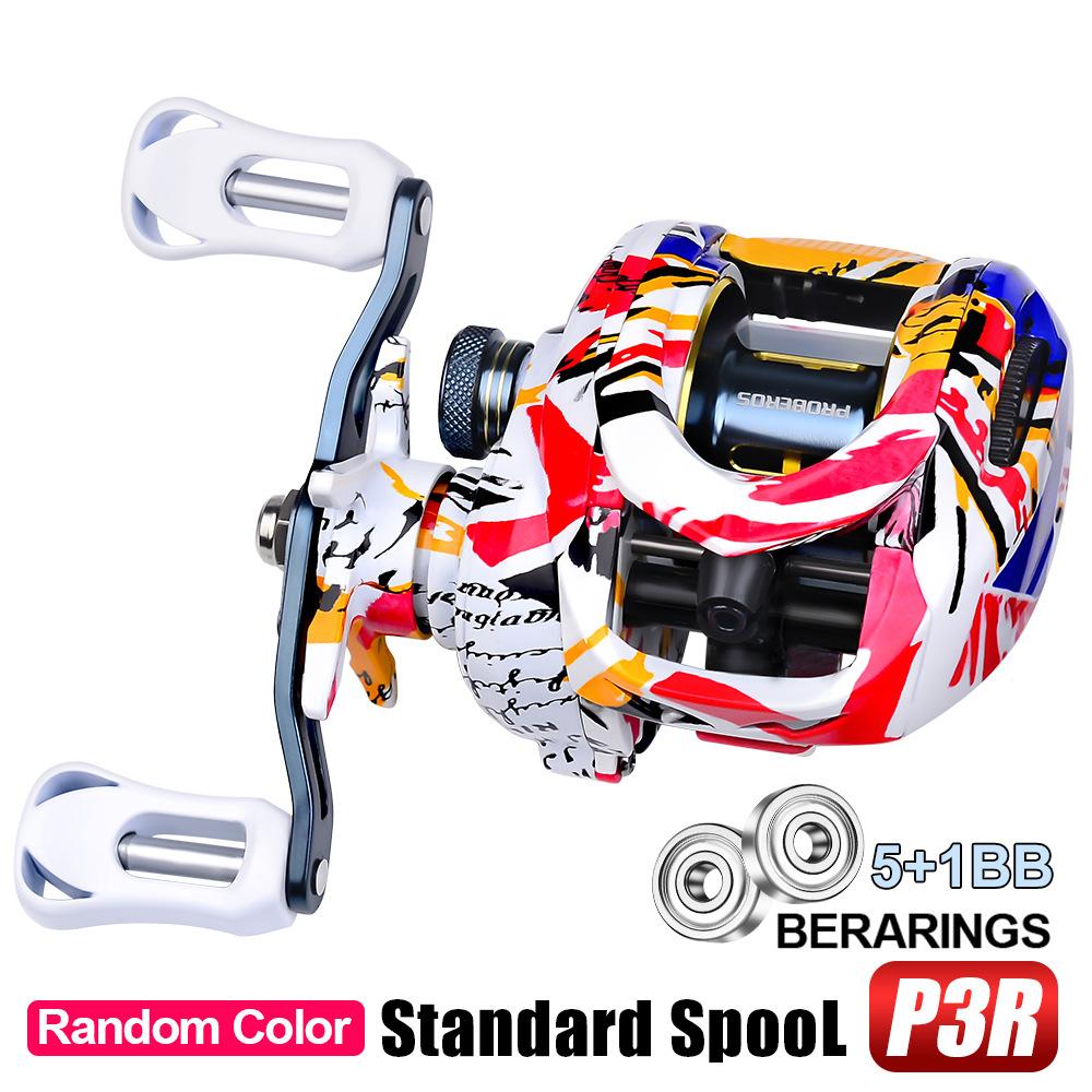 

Колесо с цветными каплями воды 7.2:1 металлический коромысло для лески дальнего действия 5+1BB черное рыболовное колесо с сигнализацией силы разгрузки Left Hand