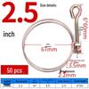 Galvanized Double Steel Wire Hose Clamp with Handle, Fire Hose Coupling, 2.5-3 inch.