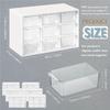 Small Organizer with Drawers Plastic Desktop Storage Box with 9 Drawers Desk Craft Organizer for Office Home Room Jewelry