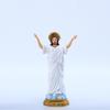 8 Inches Alleluia He Is Risen Decor Resin Jesus Christ Statue The Resurrection Figurine Home Decoration Christian Saint Statue