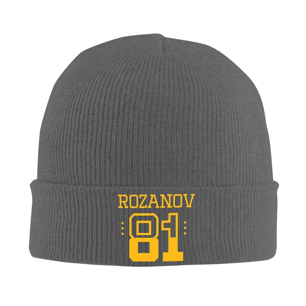 Boston Raiders Heated Rivalry Ilya Rozanov 81 Hat Autumn Winter Beanie Fashion Caps Unisex Women Acrylic Bonnet