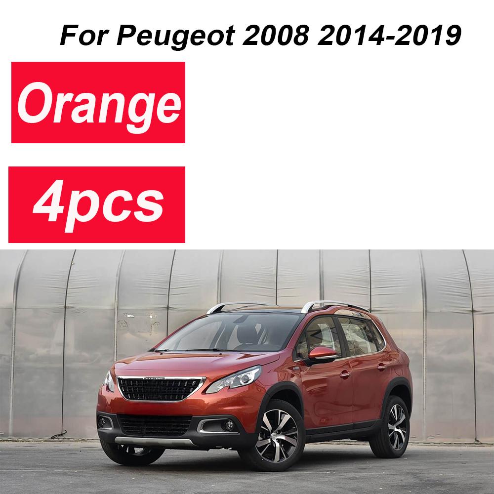 4PCS For Peugeot 2008 2014 Accessories 2014- Mudflaps Front Mudguards Rear Muds Guards Wheels Flaps Fenders Car Accessories