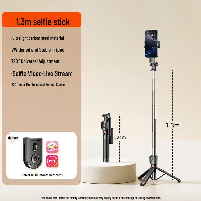 2025 Universal Selfie Stick Tripod with 360° Rotation and Anti-Shake for Phone Photography