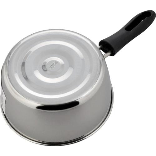 Wahei Freiz RR-6886 16cm Stainless Steel Saucepan with Glass Lid, Induction and Gas Compatible