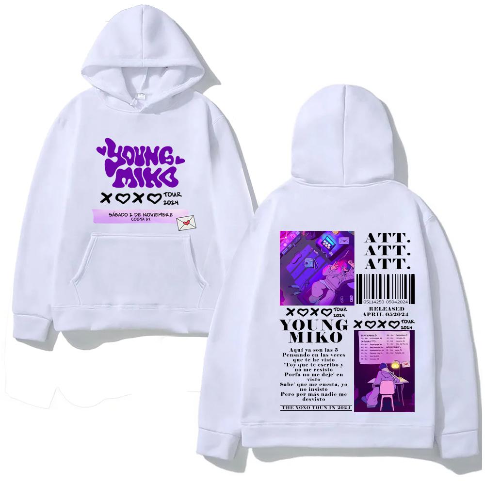 Young Miko Punk Hooded With Hooded Casual Comfortable Sweatshirt Long Sleeve Gothic Clothes Moletom for Autumn Vintage Pullovers