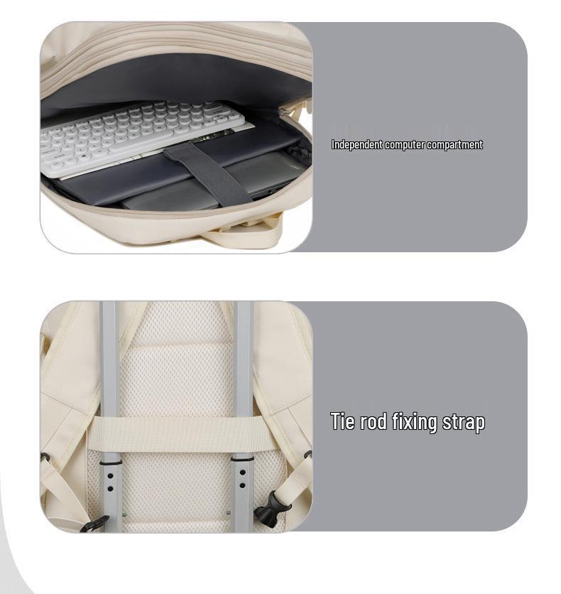 Unisex Cross-Border Large-Capacity Laptop Backpack for Business, Travel, and College