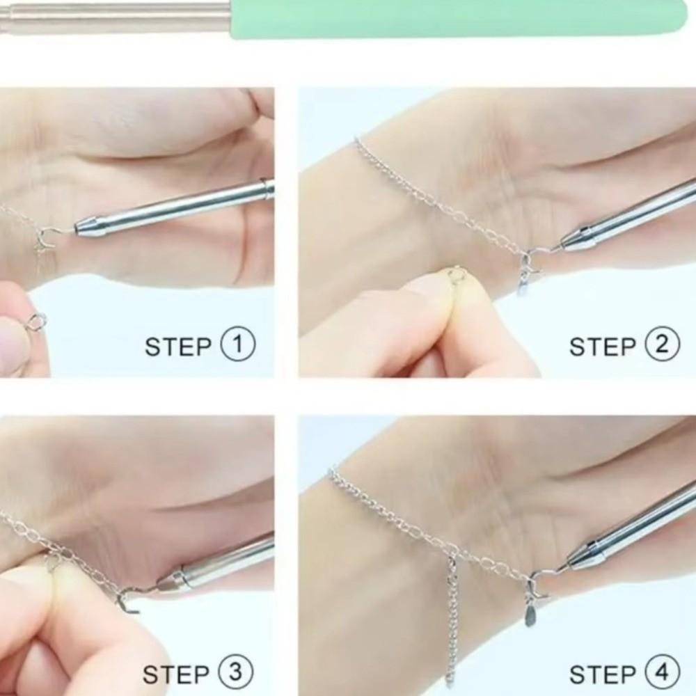 Retractable Help Wear Bracelet Tool Labor-saving Bracelet Fastener Helper Watch Strap Helper
