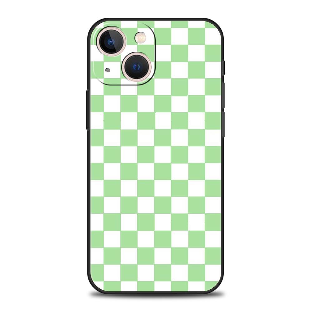 Retro Classic Chess Board Grid Phone Case For iPhone 16 13 15 14 12 11 Pro MAX XR X SE XS 7 8 Plus Soft TPU Shell Cover