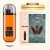 Electric Nose Hair Trimmer with Digital Display for Men - Portable Nose Hair Clipper Scissors and Shaver