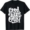 Tricou Graffiti cu Citate Motivaționale Inspiraționale „Good Vibes Only”