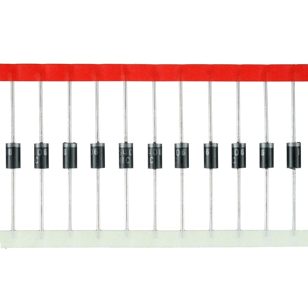 BOJACK 1N5406 Rectifier Diode 3 A 600 V DO-201AD Axial 5406 3 amp 600 Volt Electronic Silicon Diodes (Pack of 50)