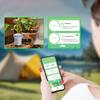 Smart Soil Sensor, WiFi Soil Temperature Sensor, Digital Plant Tester for Moist, IP66 Waterproofing Works with Automatic Watering Systems, Real Time