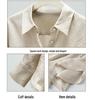 Elegant Women's Jacquard Silk Blouse - Long Sleeve Solid Mulberry Silk Top for Spring 2026