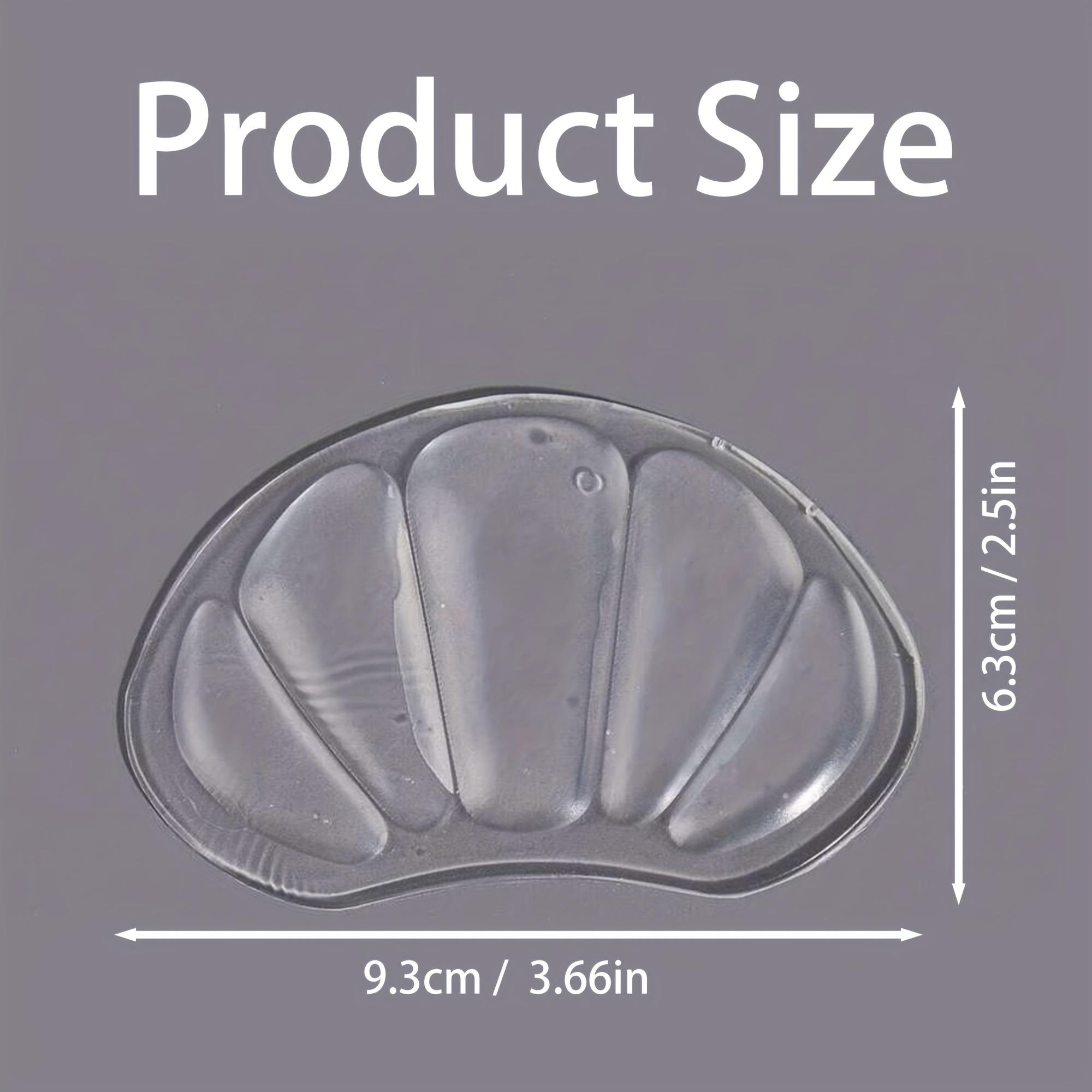 

6 шт. износостойких подушечек для стопы для передней части стопы и пятки, - Универсальная прозрачная гелевая стелька, Удобная стелька для стояния, ходьбы, танцев, спорта 6pcs