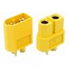 Xt60 Plugs Pair - Socket Plug High Current Connector Yellow/Black Yellow