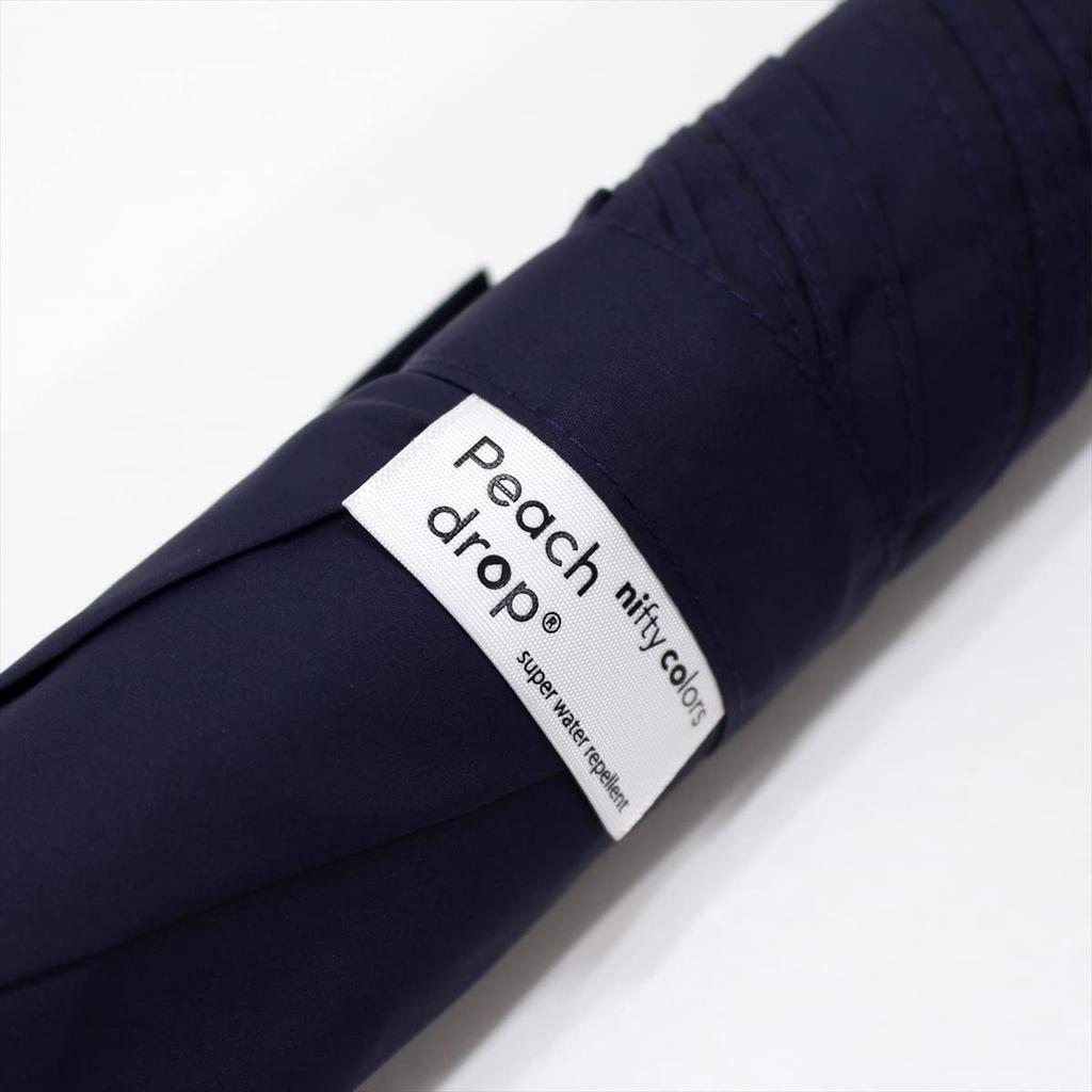 Nifty Colors Folding Umbrella Peach Drop Automatic Mini 58 5178NV