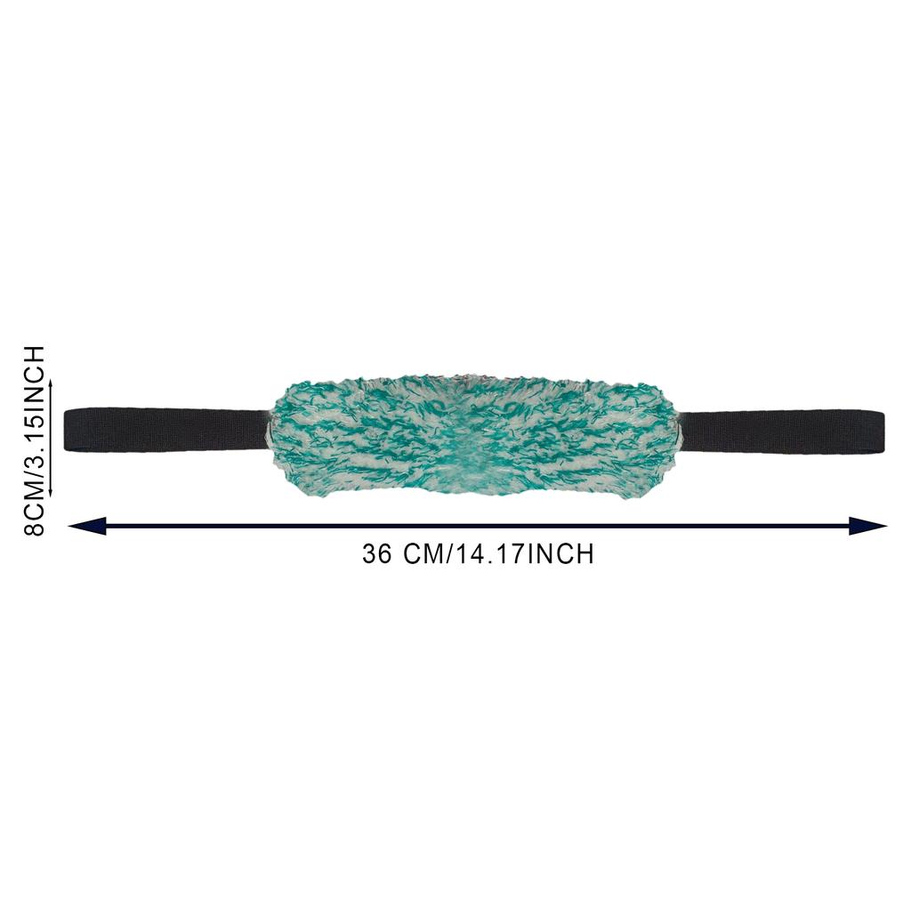 Car Wheel Wash Towel Brush Two-sided Long Belt Cleaning Towel Microfiber Coral Plush Wheel Pull Belt Brush Hub Detail Towel