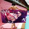 Singer Japaneses Ado Anime Beach Swimming Towel Soft Absorbent Washcloth Children's Gifts For Kids Travel Camping Gym