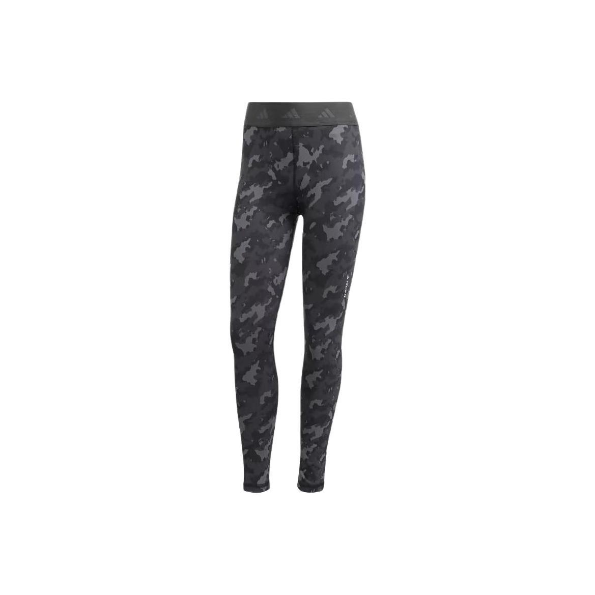 Adidas Patterned High-Waisted Leggings Women Leggings IJ6872 XS