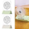 Indoor Cooling Folding Desk Fan Quiet Colorful LED Fan Led Light Fan 192*140*60mm 3000mAh Battery 4-Speed Airflow