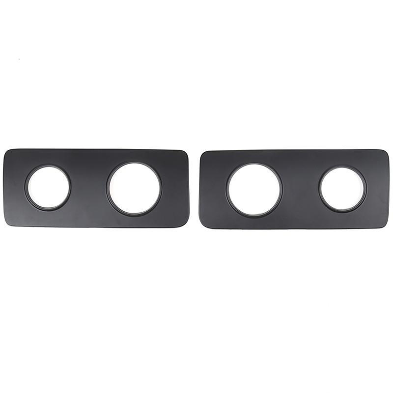 

For Toyota FJ Cruiser 2007-2026 ABS Carbon fiber/Matte black Car Rear Fog Light Protection Frame Decorative Sticker Accessories