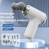 Portable and compact multi speed adjustable multi head sports fascia gun, deep impact relief muscle soreness electric massager
