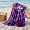 Telo Mare in Microfibra Fiorentina FC Asciugatura Rapida Assorbente Grande per Spiaggia Nuoto Viaggio