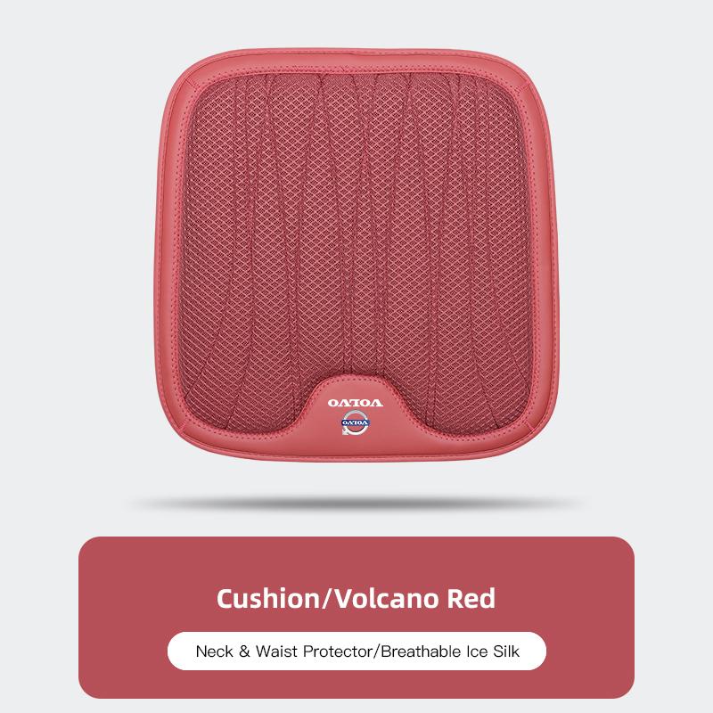 Ensemble de siège de voiture Soie glacée Appui-tête Coussin lombaire Accessoires Pour Volvo V90 S80 XC90 V40 SC60 190h XC S60 XC60 XC40 V70 C30 V50 V60