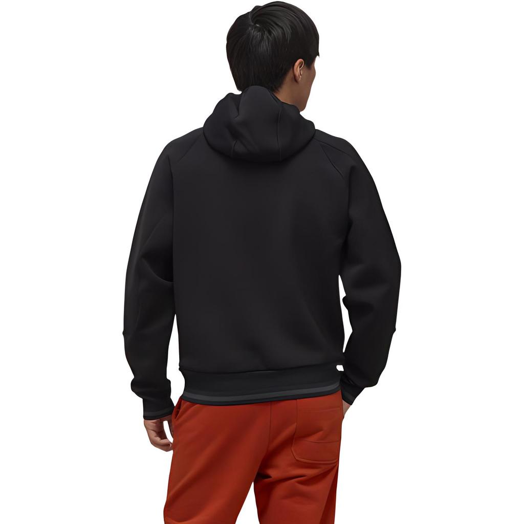 Y-3 FW22 Solid Color Small Logo Print Half Zip Pullover Long Sleeve Sweatshirt Men Sweatshirt Black HM5037