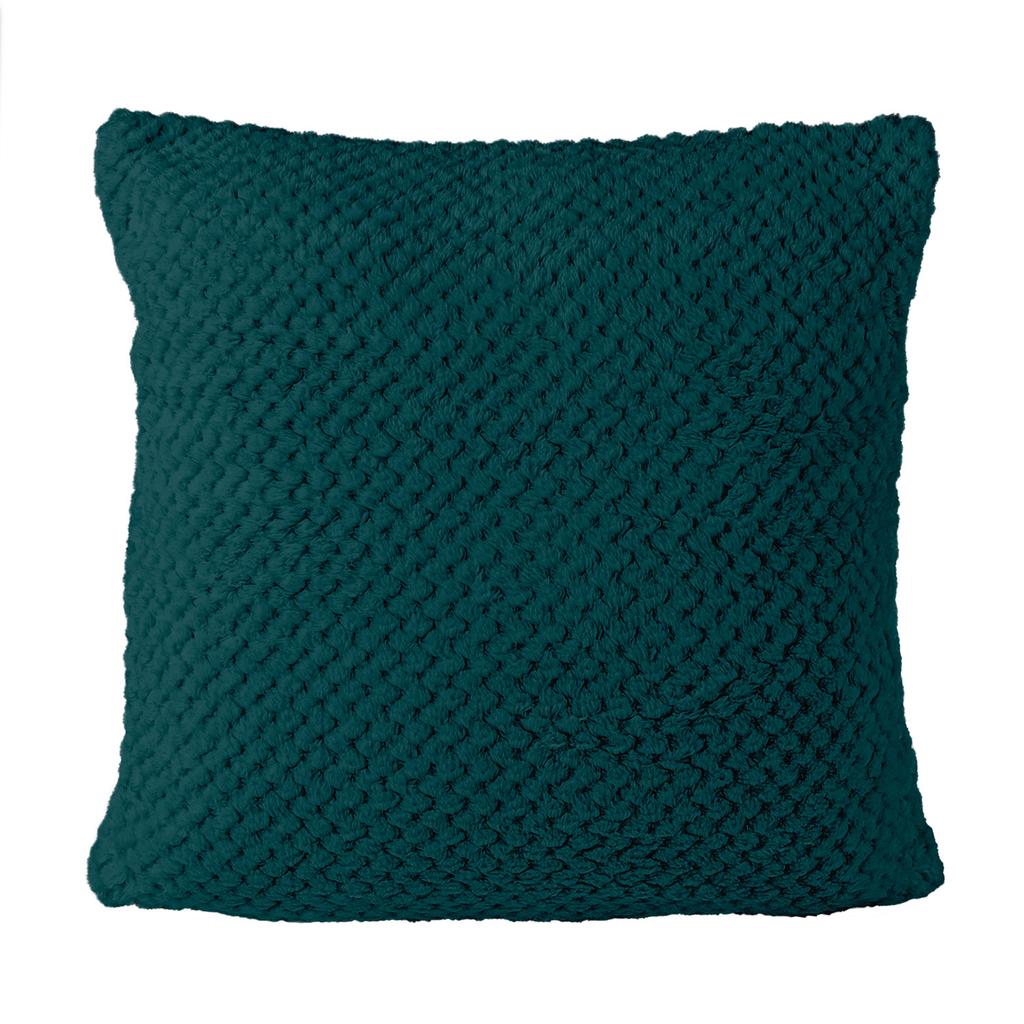 Jacquard pillowcase 40x40, dark green