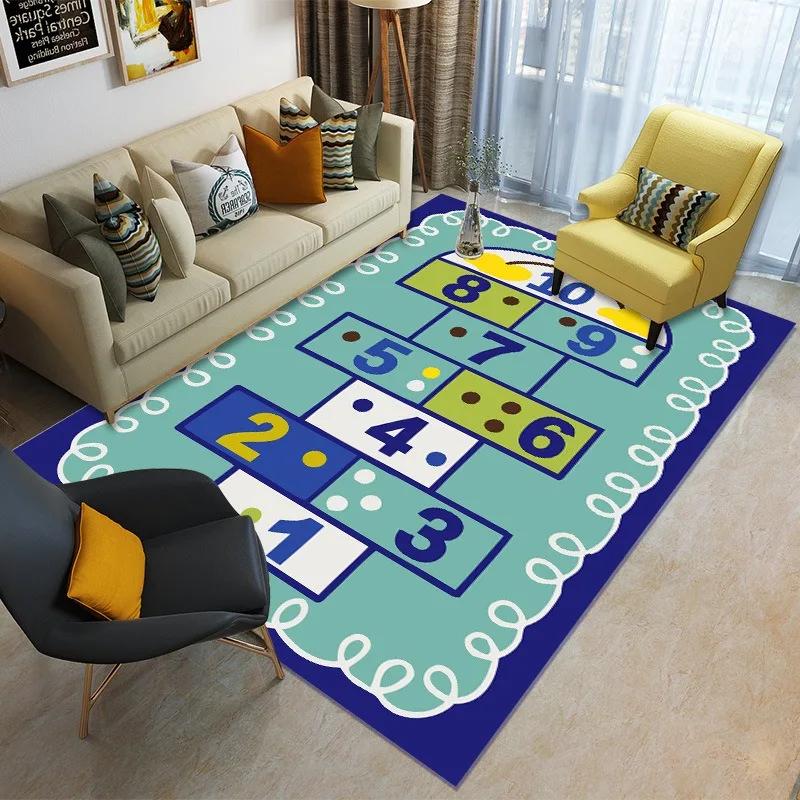 

Kids Room Play Carpet Protective And Soft With Cute Cartoon Anime Characters Decoration Mat For Playroom Living Room 40x60cm