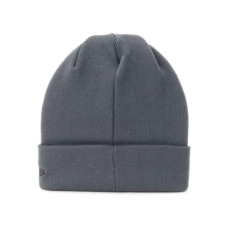 [New Era] newera knit hat basic cuff Basic Cuff Knit 14509786 NER35K0864 charcoal/matte black gray FREE Metal Plate ONSPOTZ special order men's ladies
