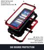 For iPhone 16e 16 Pro Max iPhone 16 Plus 16 Pro Case Full-Body Rugged Armor Shockproof Protective Kickstand Aluminum Metal Cover