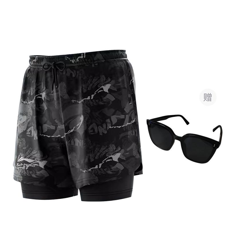 Li Ning Sports Swimming Shorts Men s LSKV350-1 M