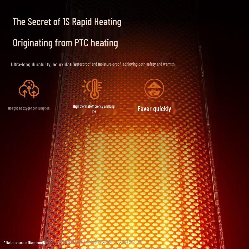 Graphene Vertical Heater with AI Voice Control CN plug (adapter included)