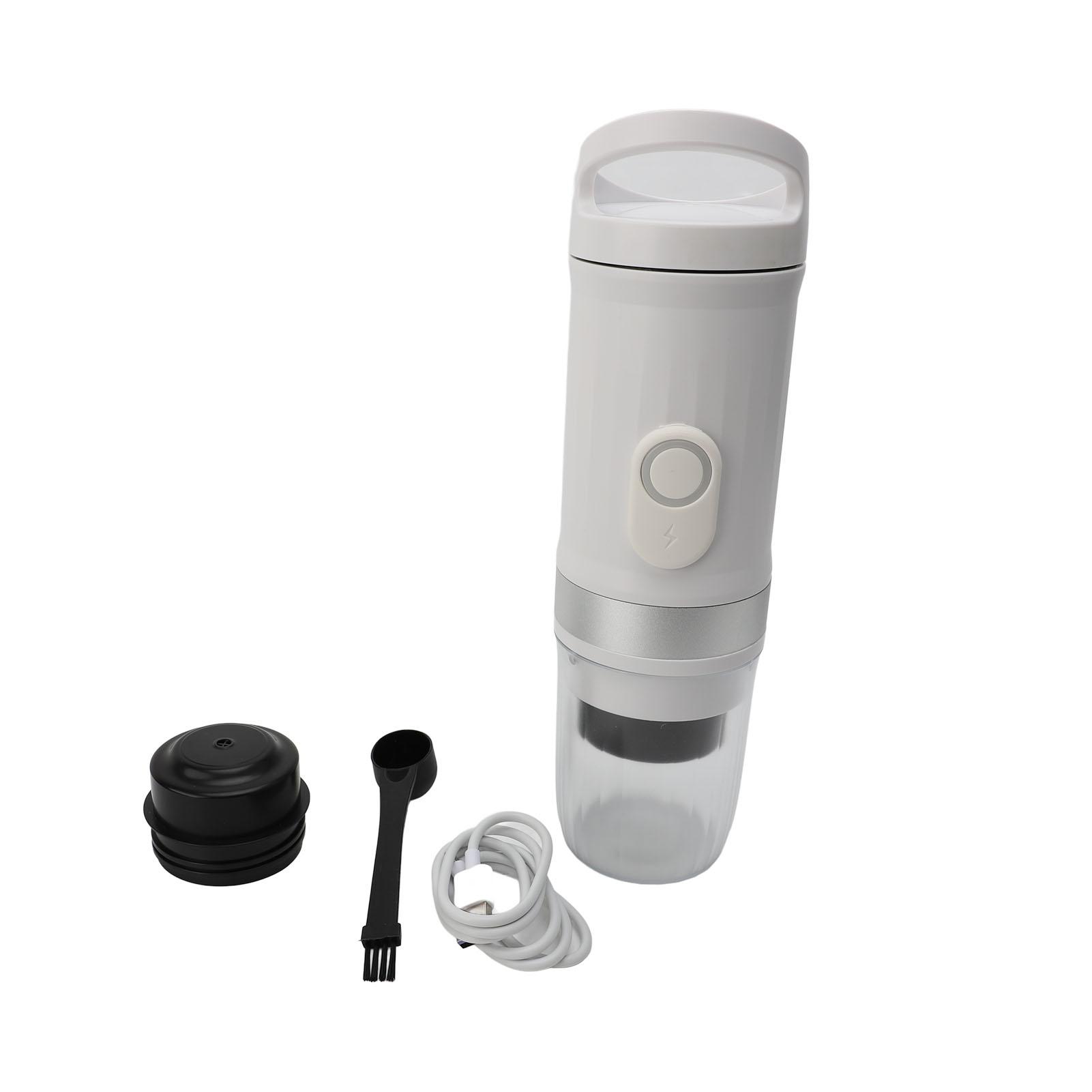 

Portable Electric Coffee Machine 20 Bar Pressure 100W Dual Mode Convenient Handle Rechargeable Travel Coffee Maker for Camping Car RV