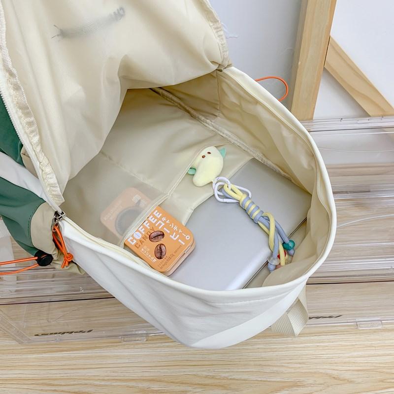 Backpack Student Schoolbag Women's Large Capacity Nylon Backpack