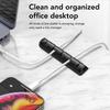 1PC Multipurpose Car Desk Desktop Wall Round USB Wire Cord  Retainer Clamps Collation Management Cable Holder Clip Organizer