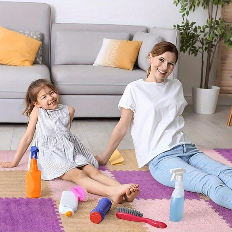 20/24 Stück Ineinandergreifende EVA-Schaumstoff-Teppichfliesen - Weicher Plüsch Geeignet für Kinderzimmer, Spielzimmer, Schlafzimmer - Rutschfest Maschine