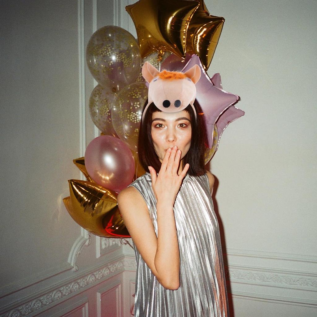 NUOLUX Horse Headband, Animal Cosplay Prop, Year of the Horse Cosplay Headpiece, New Year's Costume Accessory, Cotton Blend, for Adults and Kids,