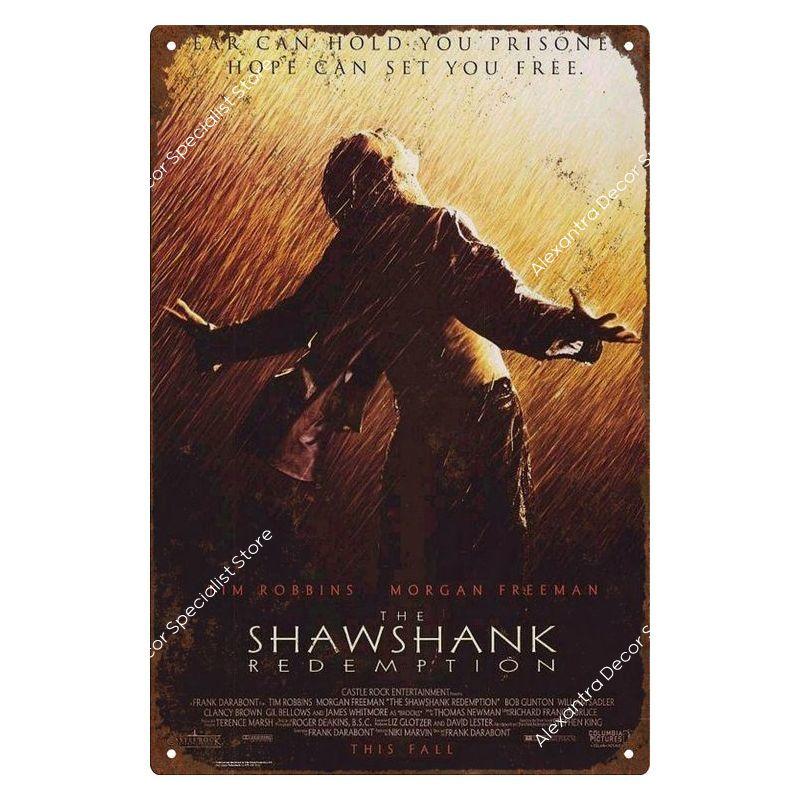 Vintage Classic Movie Metal Tin Sign Retro Wall Decor Poster Plaque for Bar Pub Club Man Cave Perfect Home Decoration Plate