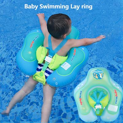 0-6 Years Baby Bathing Swimming Float Lay Ring Inflatable Infant Floating Ring Kids Swim Pool Accessories Circle with Inflator