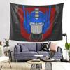 Optimus Prime Bust Tapestry Wall Hanging Aesthetic Home Decor Tapestries for Dorm Room